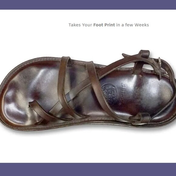 Like New Piper Leather Sandal Ladies Size 9-9.5 (Unisex 8) "The Original" (ABBA) - Picture 3 of 16
